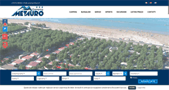 Desktop Screenshot of campingmetauro.it