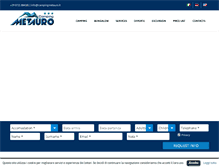 Tablet Screenshot of campingmetauro.it